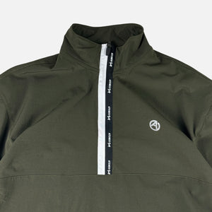 Graphite Green Pullover Zip S/S