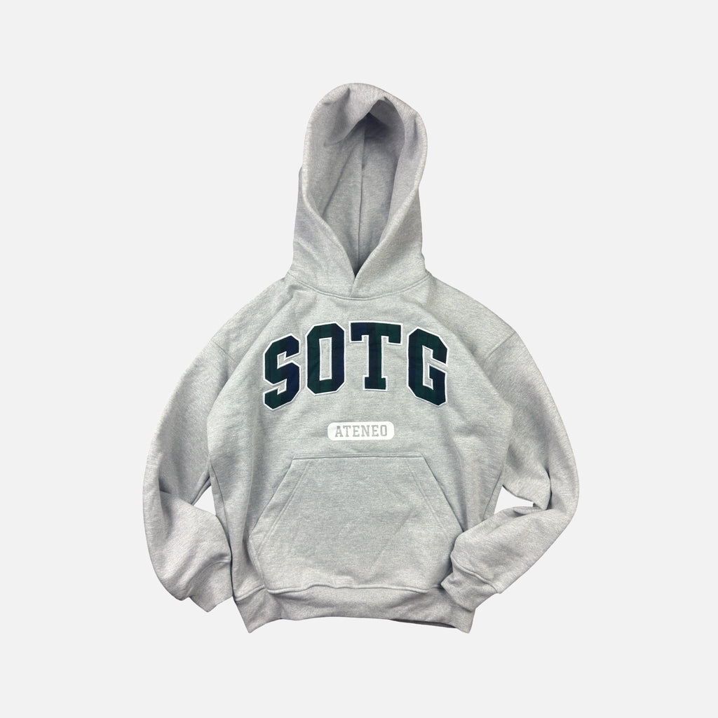 Appliqué Check Hoodie