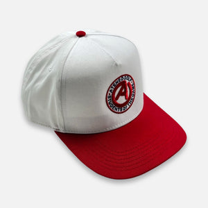 Fire Red Logo Crown Split Hat