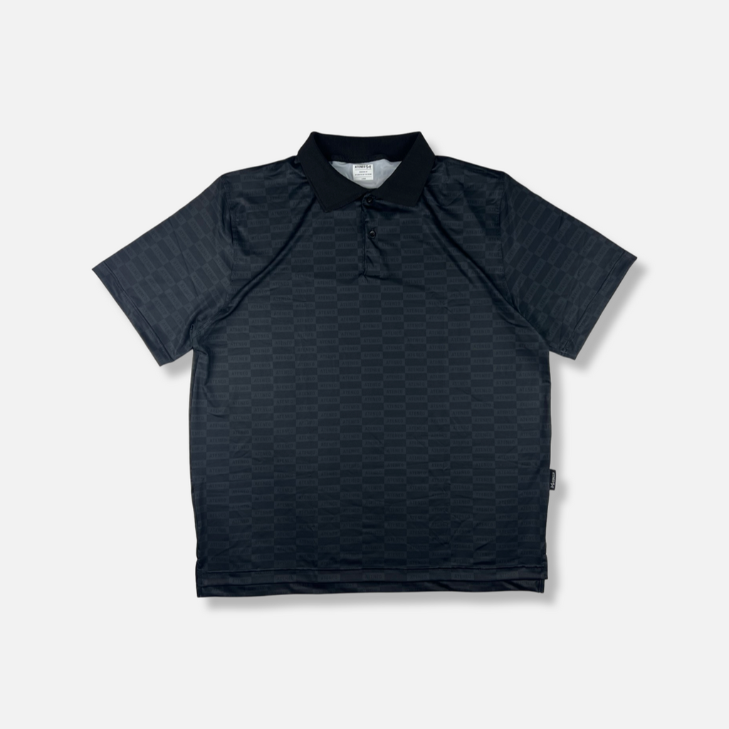 Noir Damier Polo