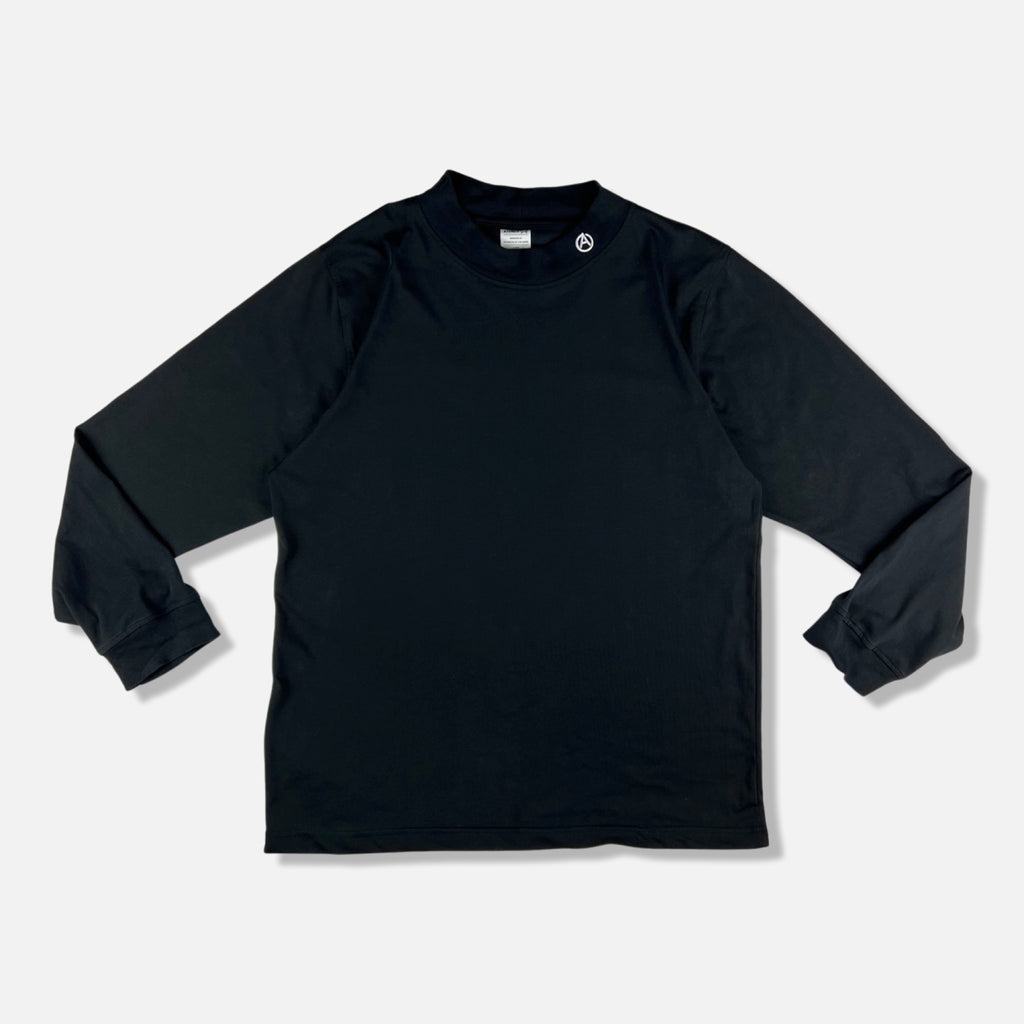 Noir Mock Neck L/S